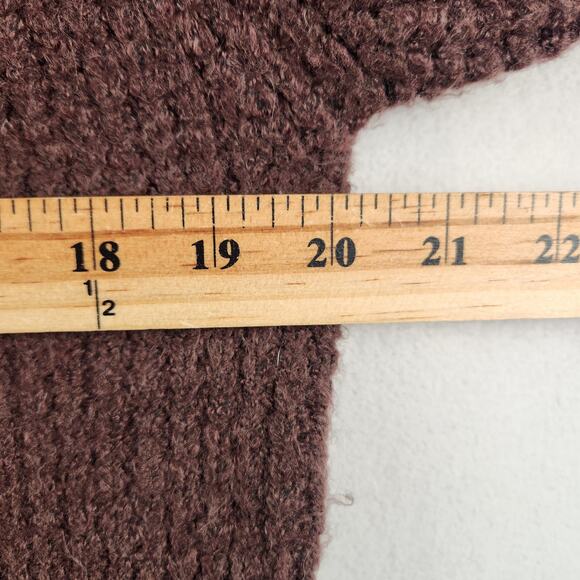 Kuhl “Sienna” Sweater Women’s SZ XS Burgandy Turtleneck Waffle Knit Oversized - Picture 9 of 13